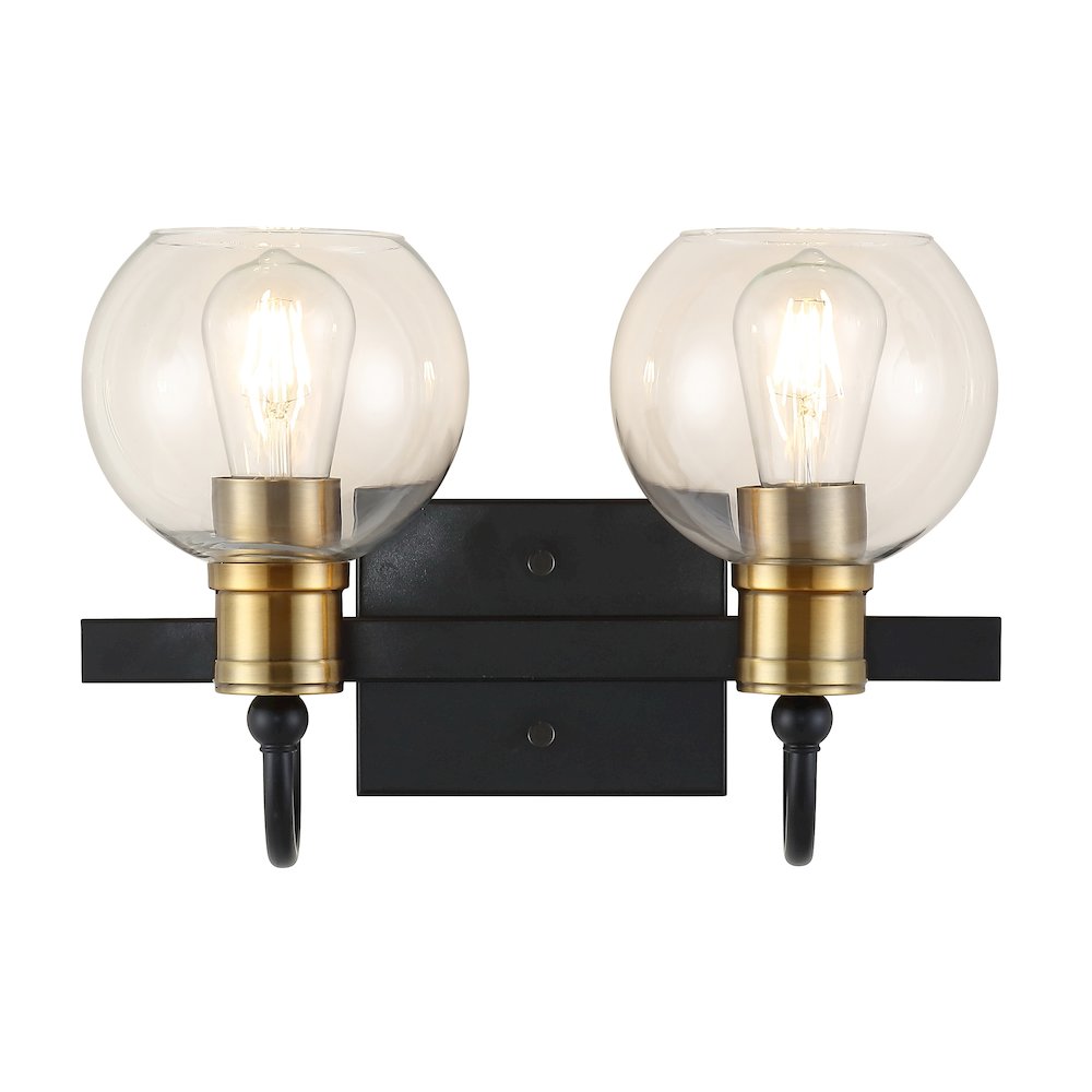 Marais Iron/Glass Rustic Vintage Led Vanity Light. Picture 9