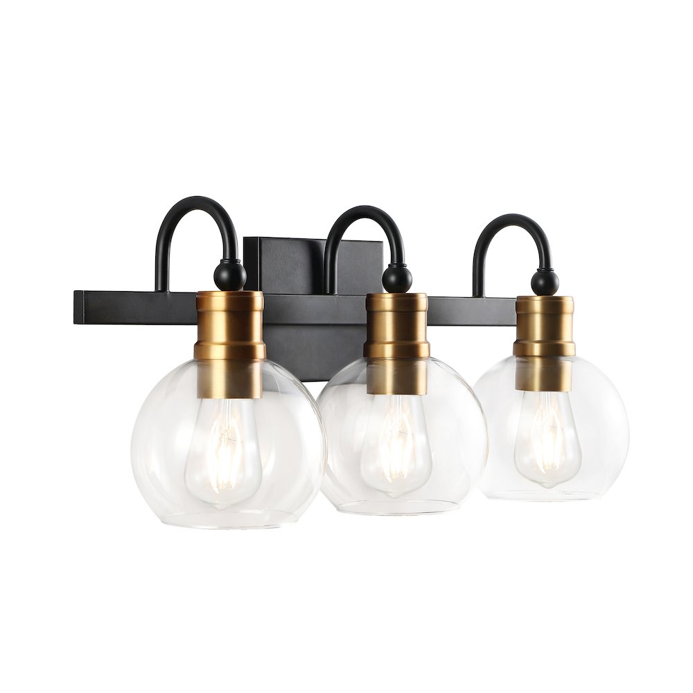 Marais Iron/Glass Rustic Vintage Led Vanity Light. Picture 5