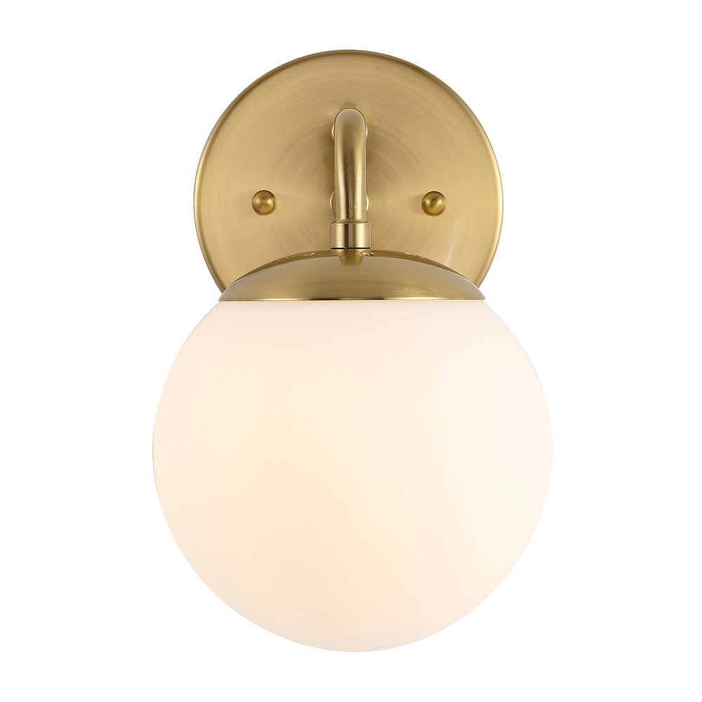 Louis Parisian Globe Metalfrosted Glass Modern Contemporary Led Vanity. Picture 5