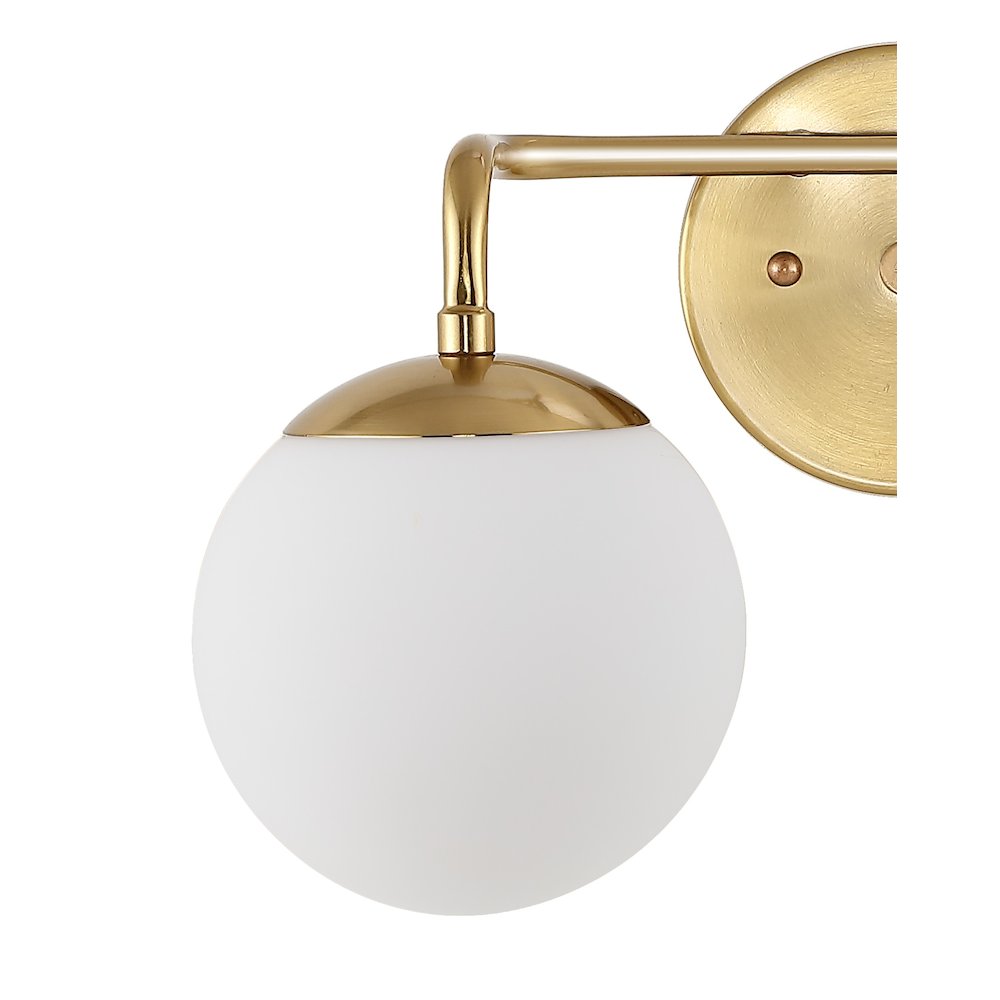 Louis Parisian Globe Metalfrosted Glass Modern Contemporary Led Vanity. Picture 3