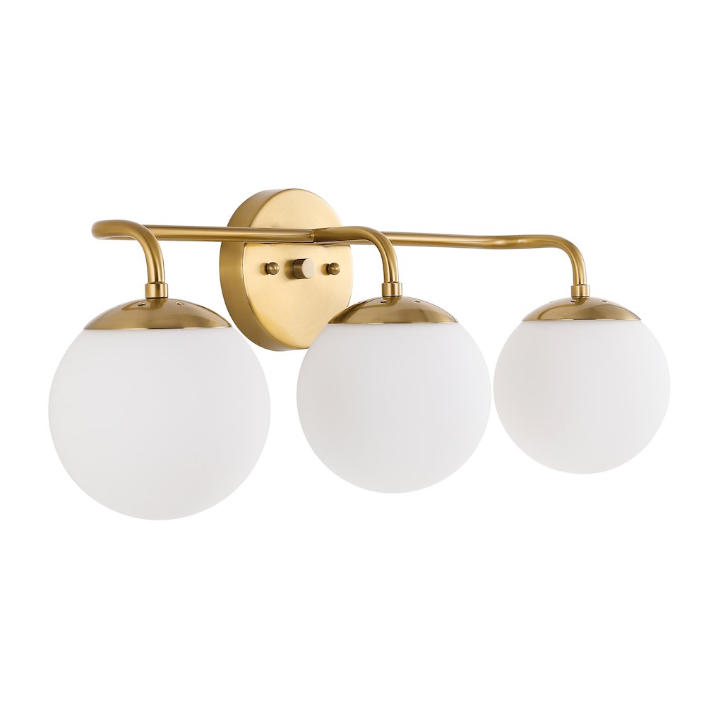 Louis Parisian Globe Metalfrosted Glass Modern Contemporary Led Vanity. Picture 6