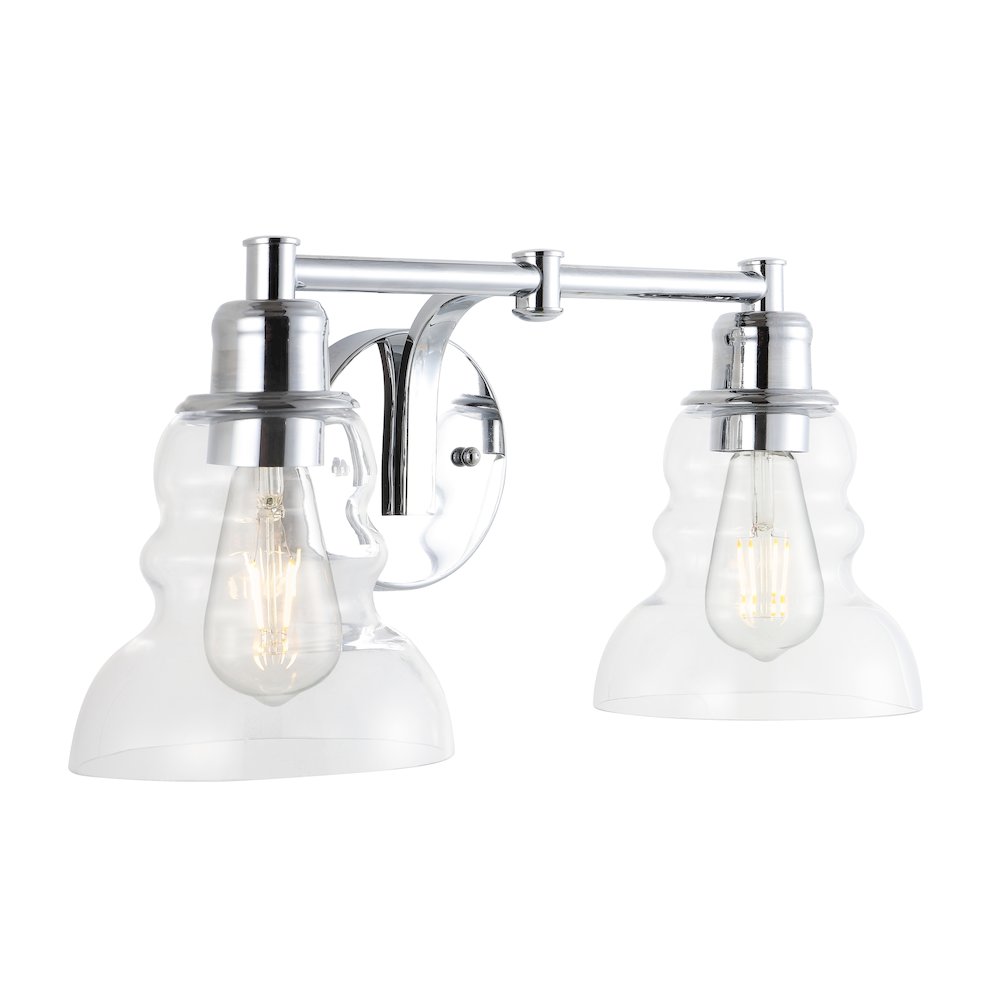 Manhattan Vintage Metal/Glass Industrial Rustic Led Vanity. Picture 5
