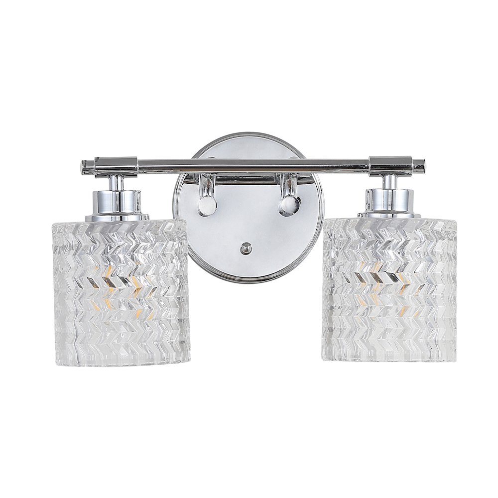 Spaulding Vintage Iron Chevron Pattern Glass Farmhouse Cottage Led Vanity Light. Picture 9
