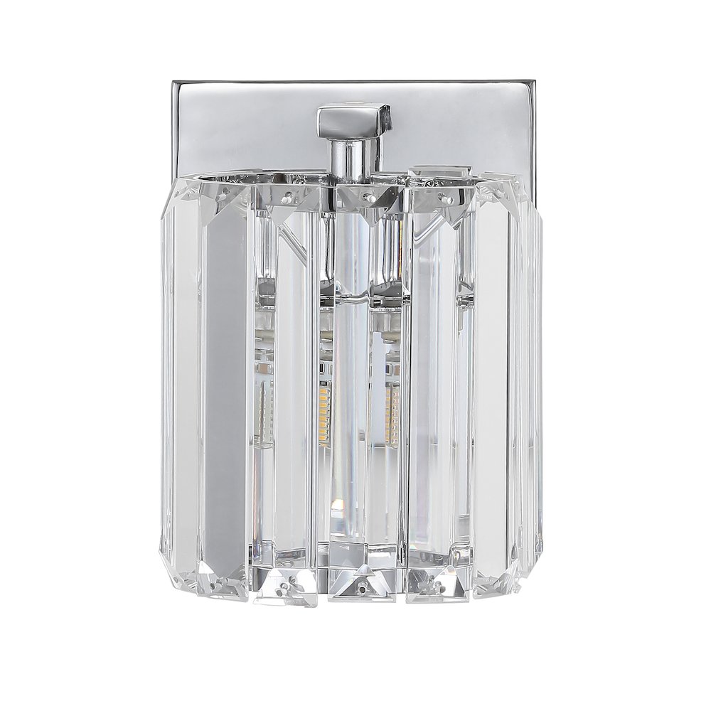 Coco Prism Vintage Metal/Glass Classic Glam Led Vanity Light. Picture 6