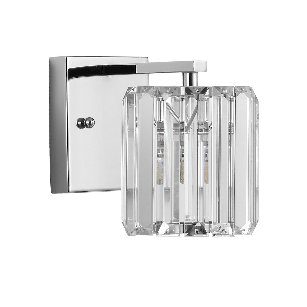 Coco Prism Vintage Metal/Glass Classic Glam Led Vanity Light. Picture 2