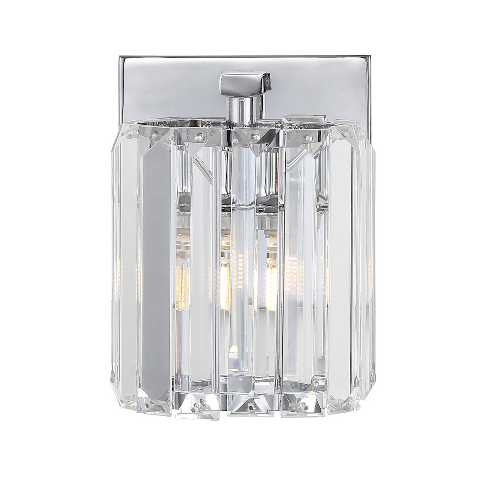 Coco Prism Vintage Metal/Glass Classic Glam Led Vanity Light. Picture 5