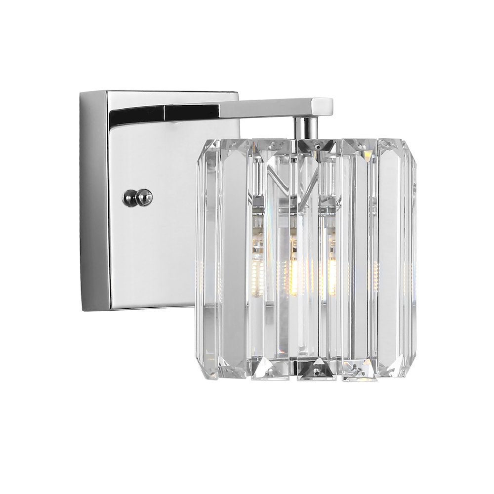 Coco Prism Vintage Metal/Glass Classic Glam Led Vanity Light. Picture 1