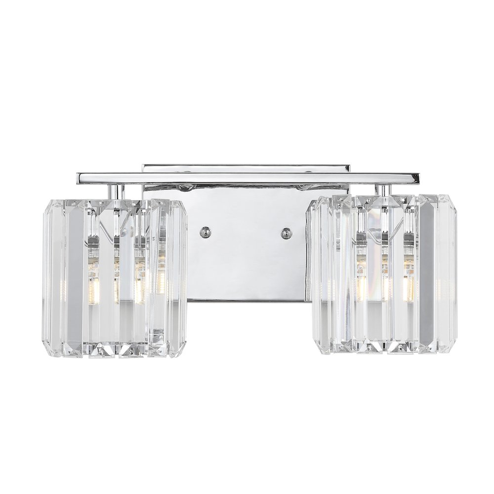 Coco Prism Vintage Metal/Glass Classic Glam Led Vanity Light. Picture 1