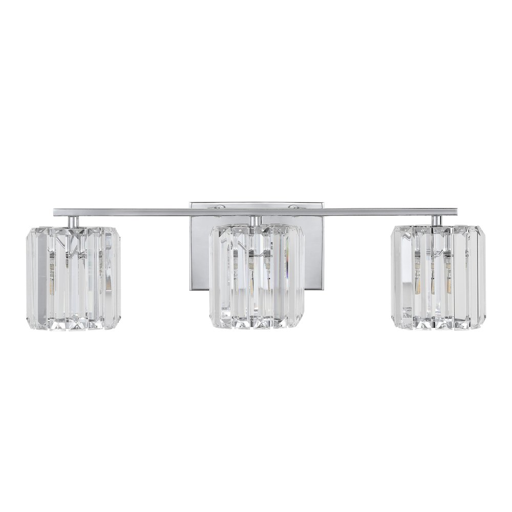 Coco Prism Vintage Metal/Glass Classic Glam Led Vanity Light. Picture 2