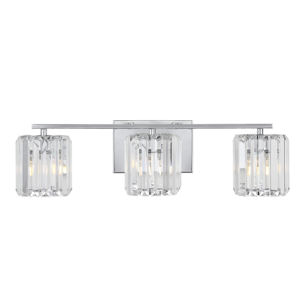 Coco Prism Vintage Metal/Glass Classic Glam Led Vanity Light. Picture 1