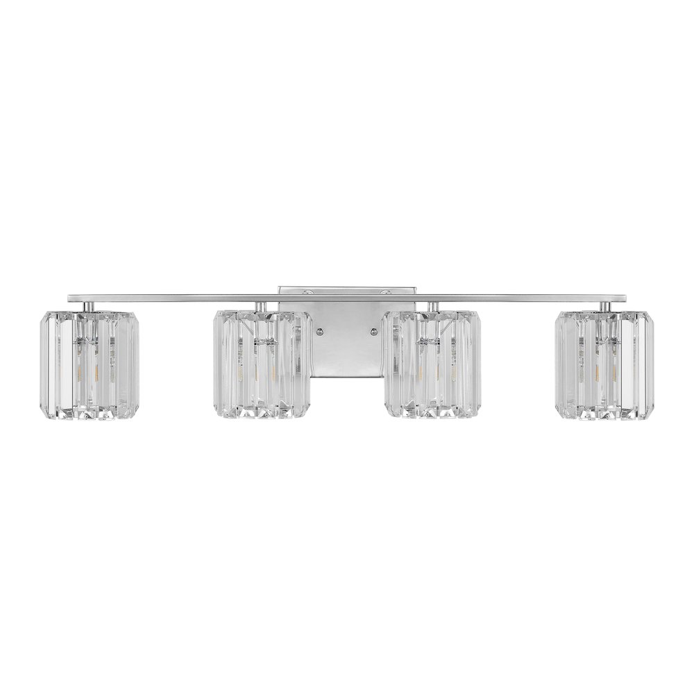 Coco Prism Vintage Metal/Glass Classic Glam Led Vanity Light. Picture 2