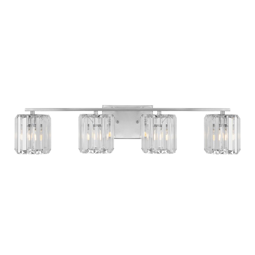 Coco Prism Vintage Metal/Glass Classic Glam Led Vanity Light. Picture 1