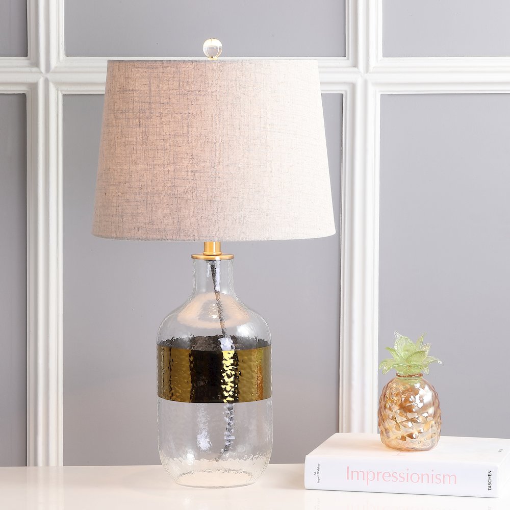 Stevens Glass Led Table Lamp. Picture 7