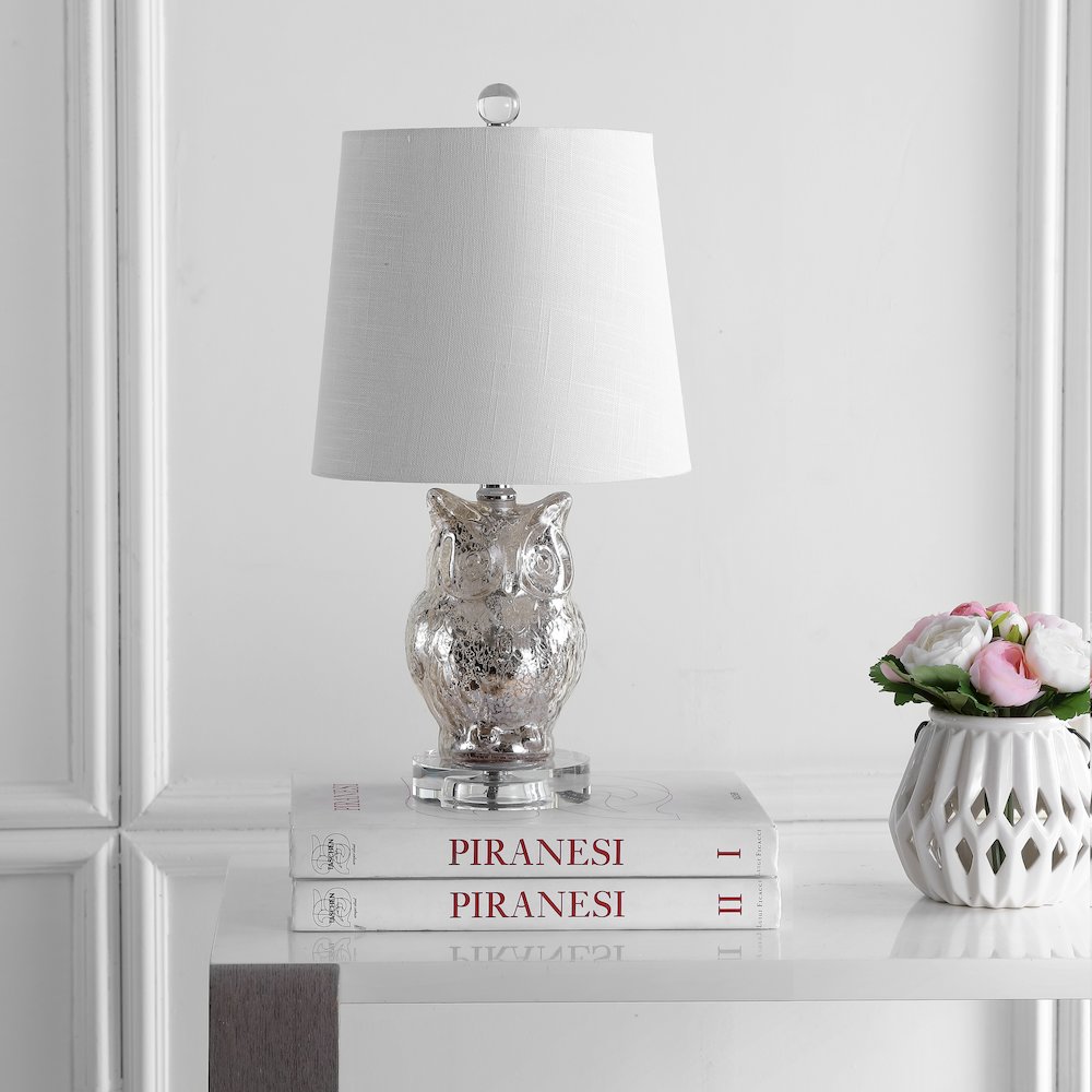 Night Owl Glasscrystal Led Table Lamp. Picture 6