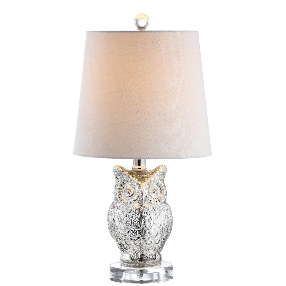 Night Owl Glasscrystal Led Table Lamp. Picture 1