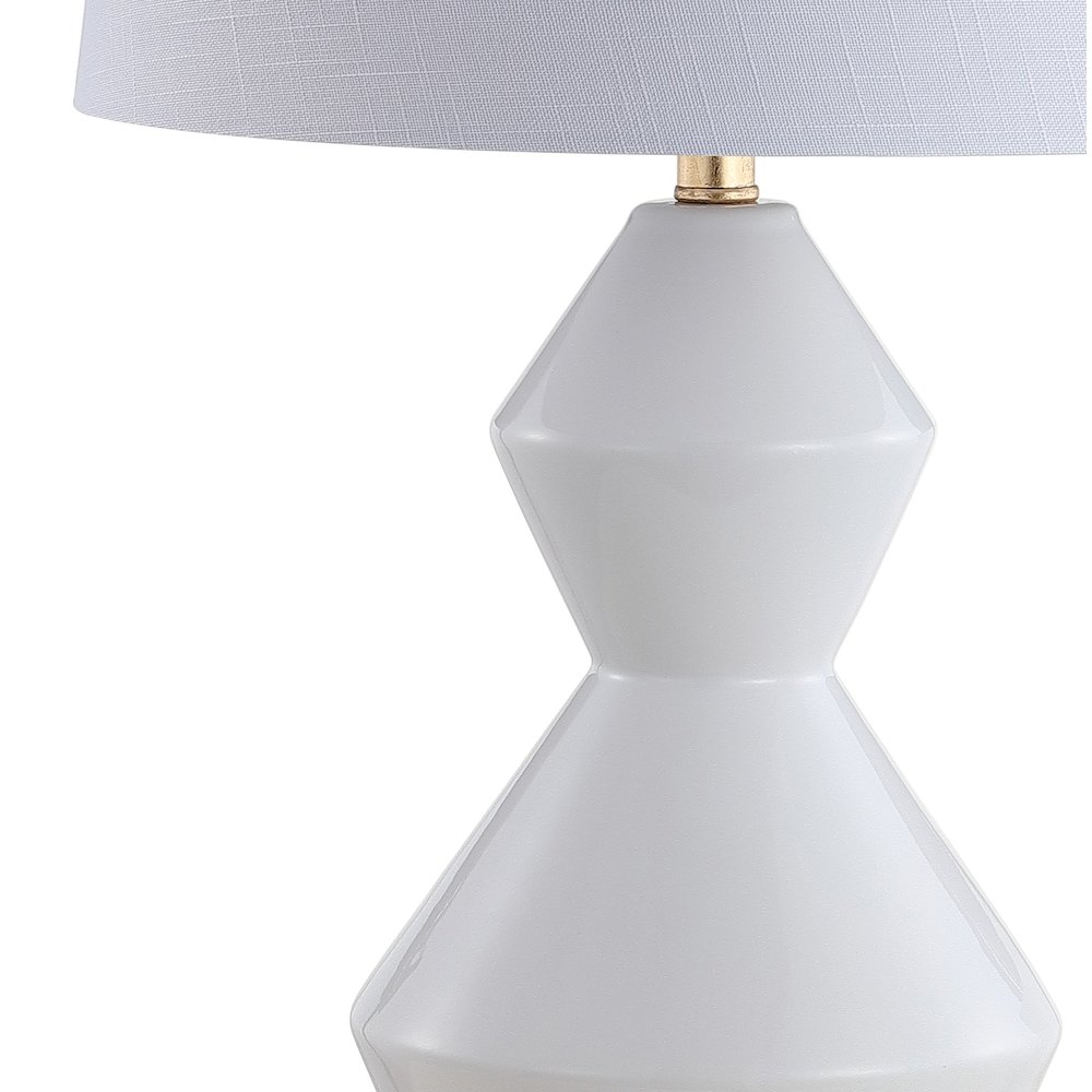 Alba Geometric Ceramicmetal Led Table Lamp. Picture 3