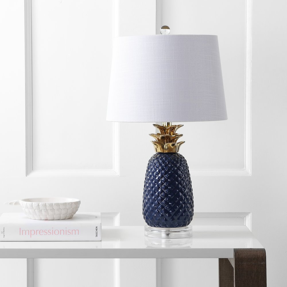 Pineapple Ceramic Led Table Lamp. Picture 6