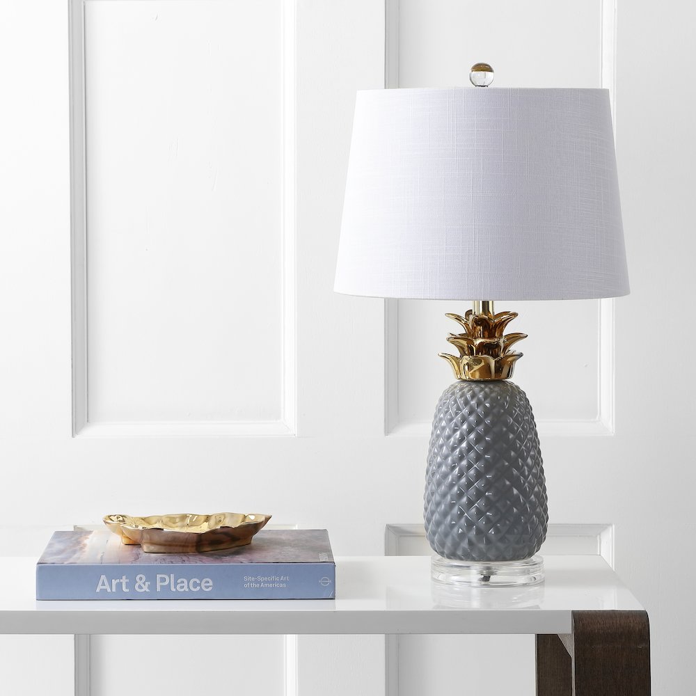 Pineapple Ceramic Led Table Lamp. Picture 6