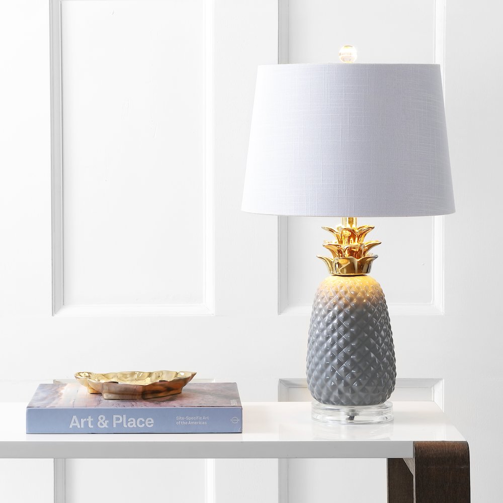 Pineapple Ceramic Led Table Lamp. Picture 5