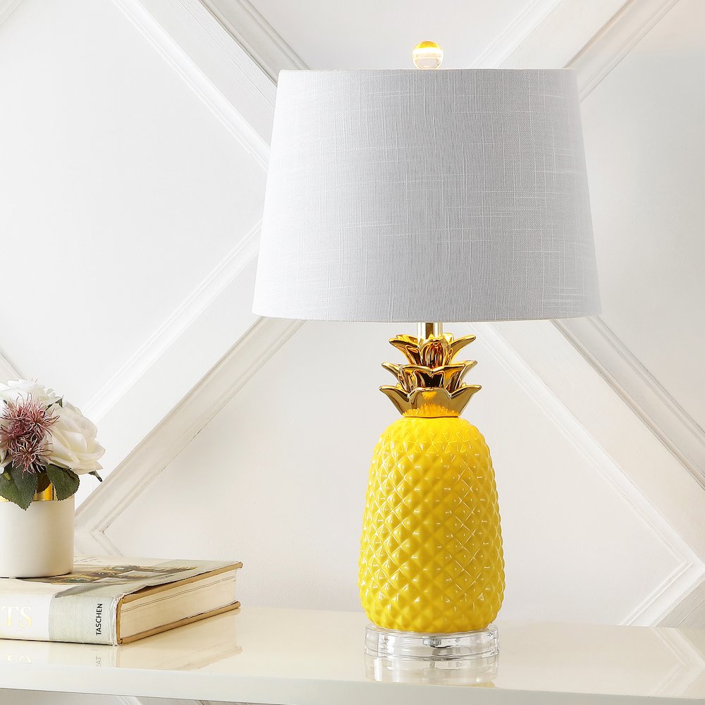 Pineapple Ceramic Led Table Lamp. Picture 6