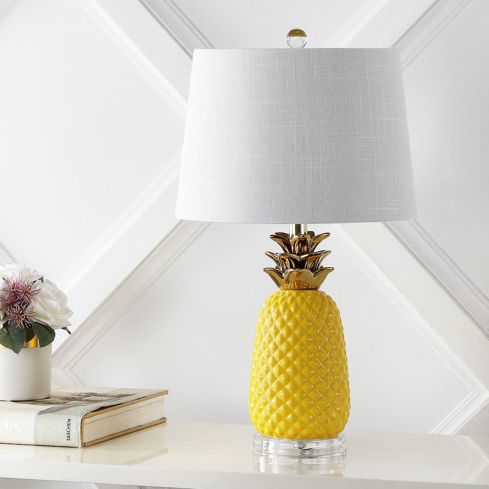 Pineapple Ceramic Led Table Lamp. Picture 4