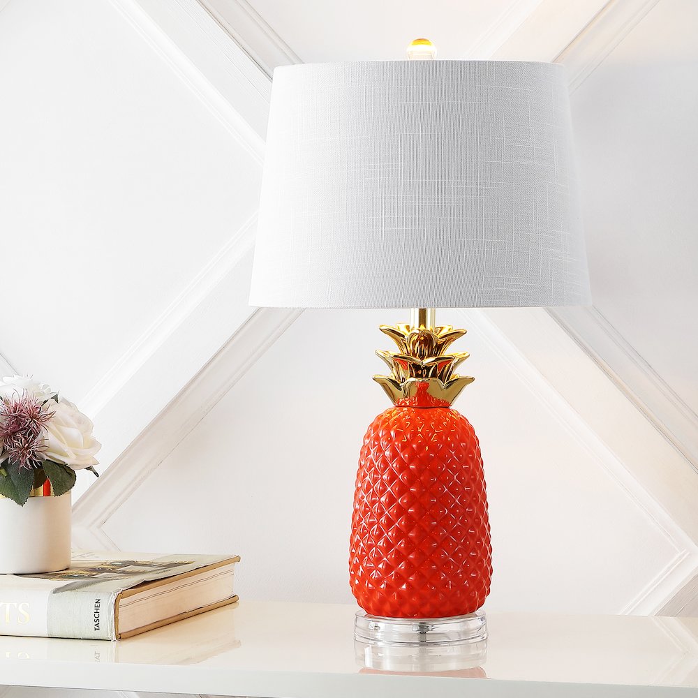 Pineapple Ceramic Led Table Lamp. Picture 6
