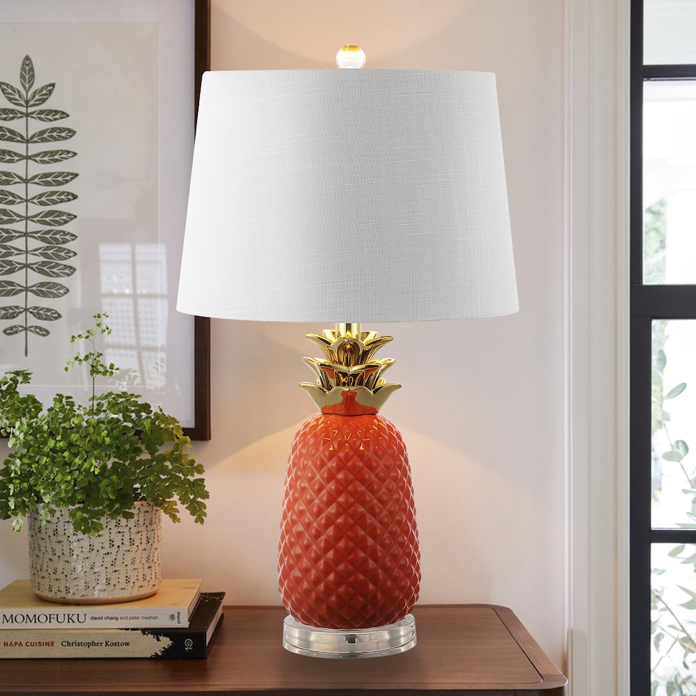 Pineapple Ceramic Led Table Lamp. Picture 7