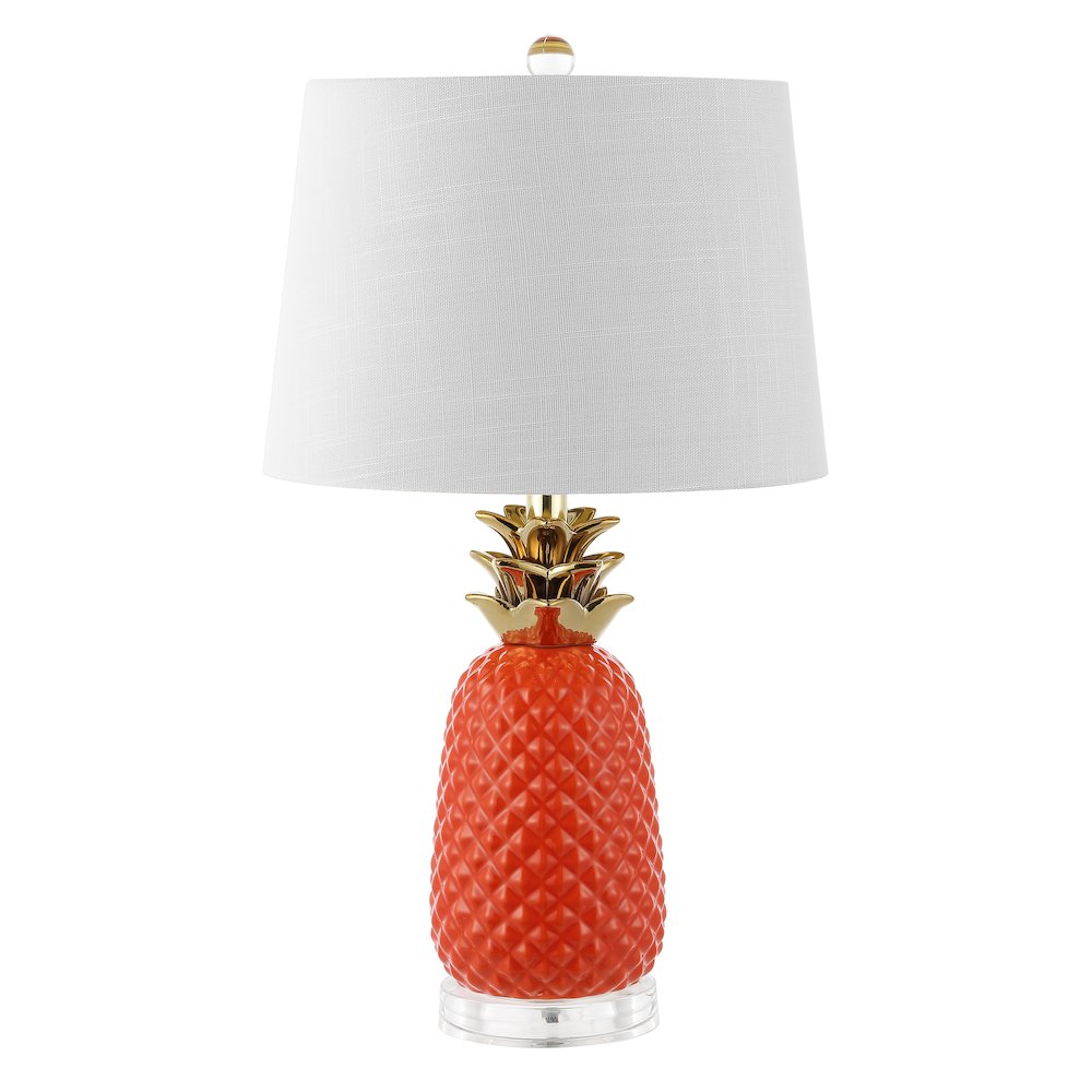 Pineapple Ceramic Led Table Lamp. Picture 1