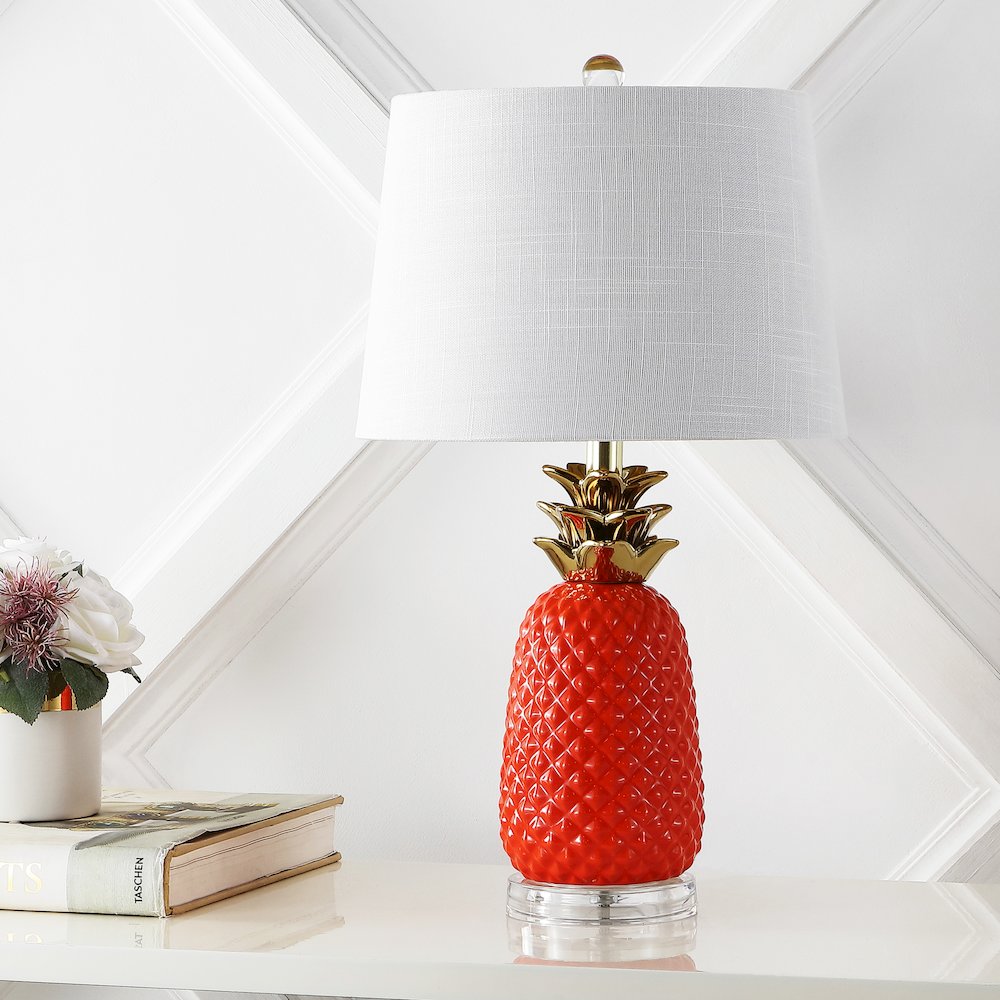 Pineapple Ceramic Led Table Lamp. Picture 4