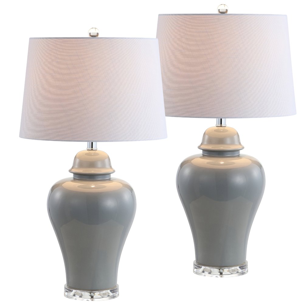 Winnie Ceramic Urn Led Table Lamp (Set Of 2). Picture 1