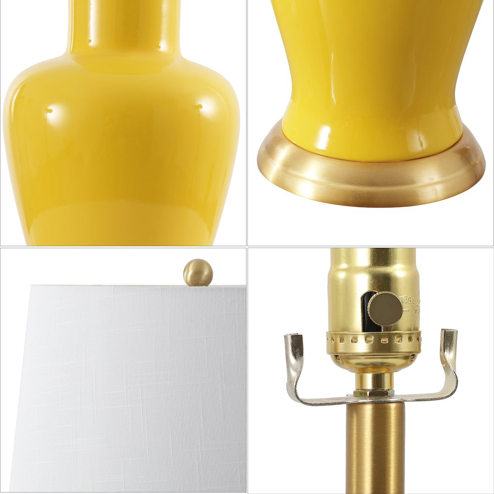 Julian Traditional Classic Ceramic Urn LED Table Lamp. Picture 3