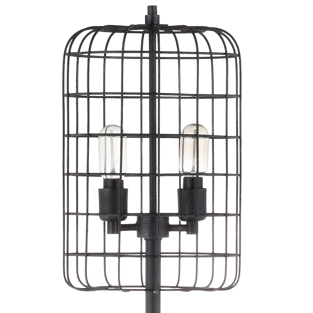 Odette Industrial Metal Floor Lamp. Picture 3