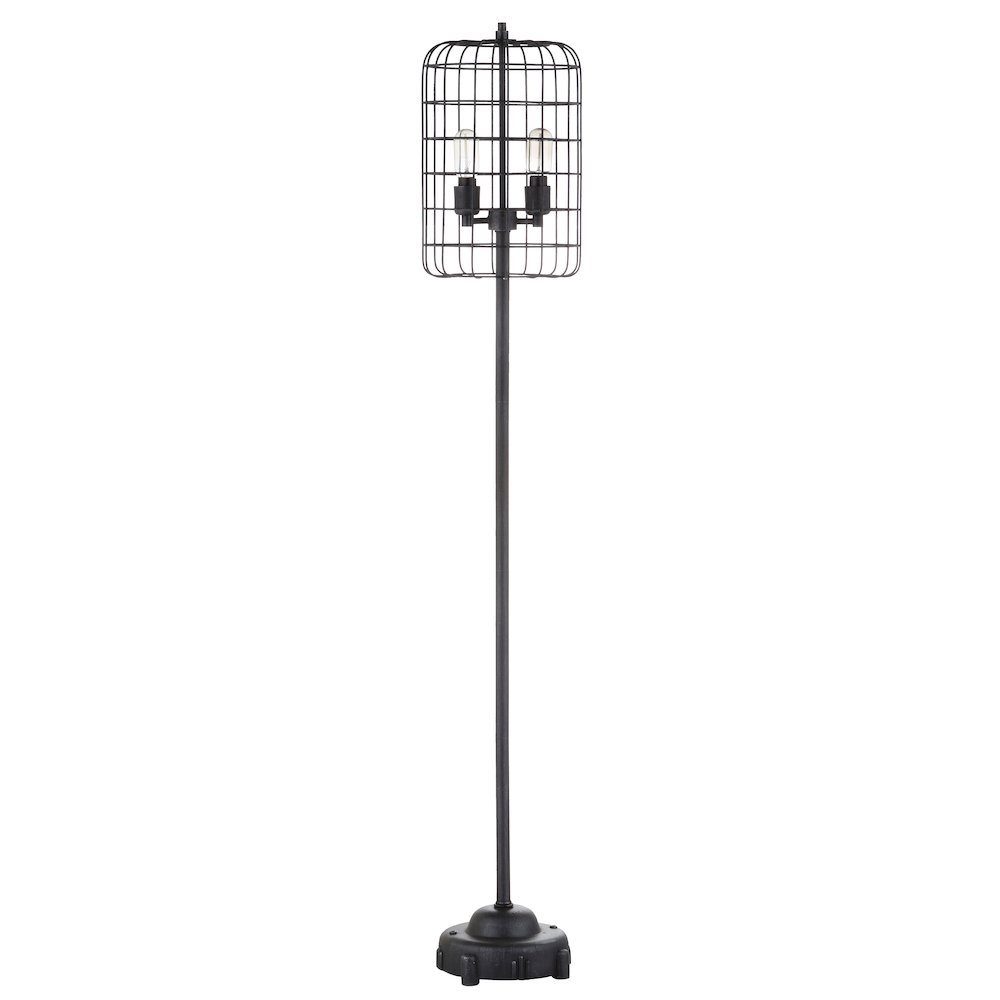 Odette Industrial Metal Floor Lamp. Picture 2