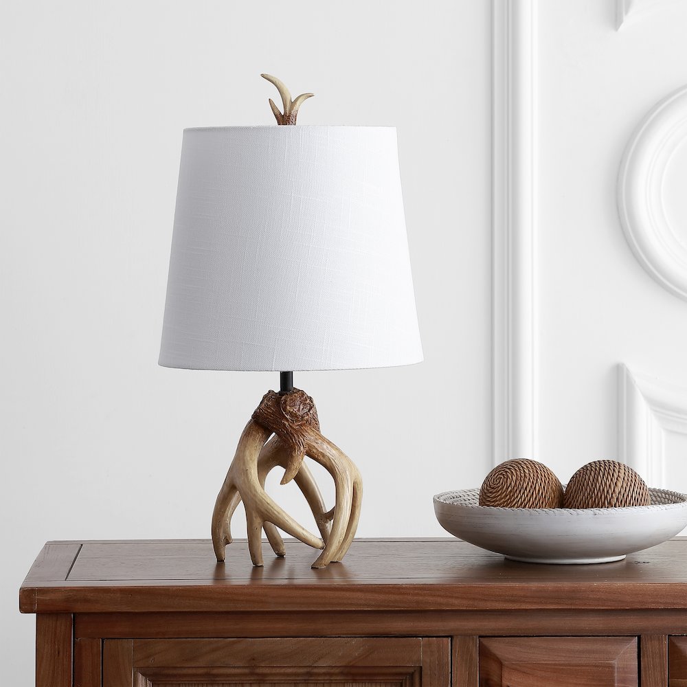 Vermont Antler Resin Led Table Lamp. Picture 6