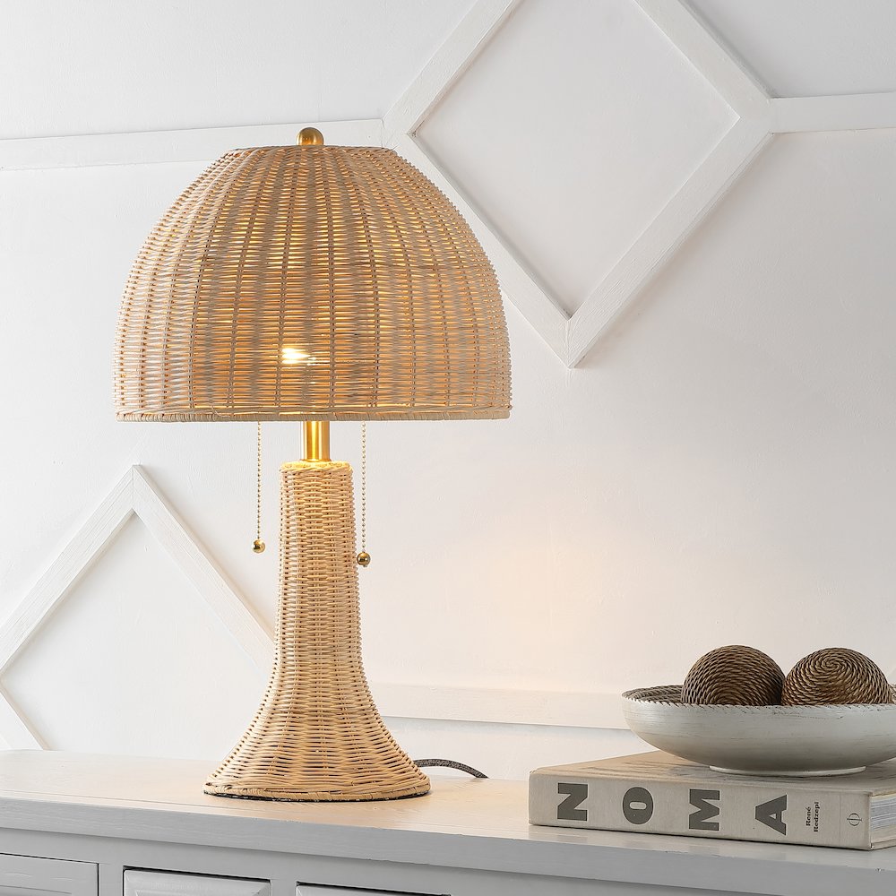 Joanie Bohemian Rustic Iron Led Table Lamp. Picture 6
