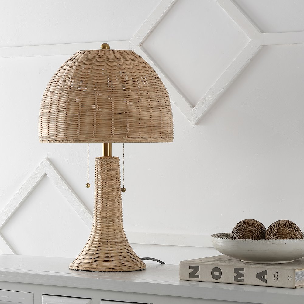 Joanie Bohemian Rustic Iron Led Table Lamp. Picture 4