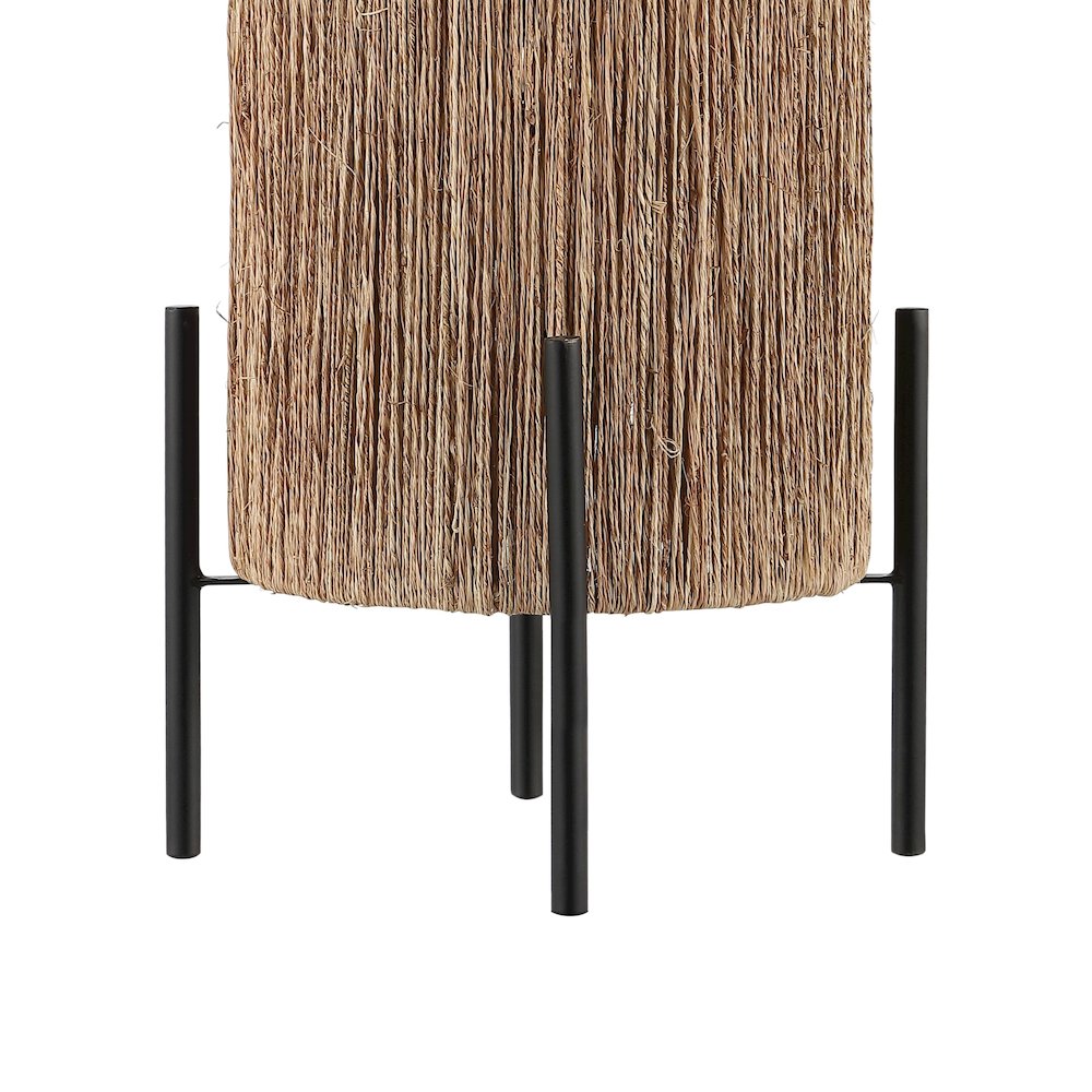 Kai Coastal Minimalist Rattan Led Table Lamp. Picture 3