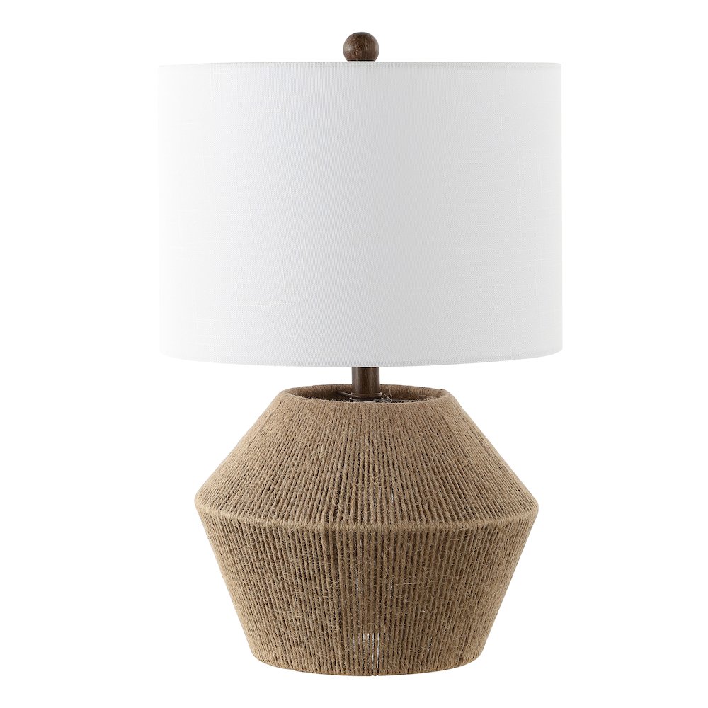 Alma Coastal Rustic Iron/Rope Led Table Lamp. Picture 2