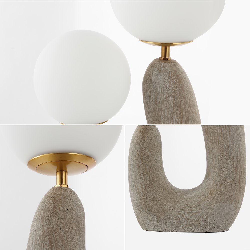 Mid-Century Scandinavian Resin/Iron/Frosted Glass Cactus Led Table Lamp. Picture 4