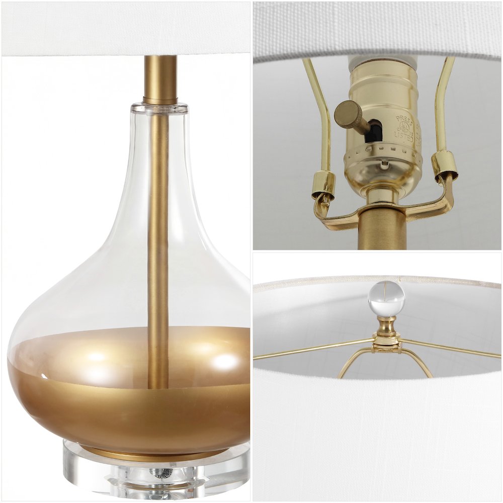 West Glass Led Table Lamp. Picture 10