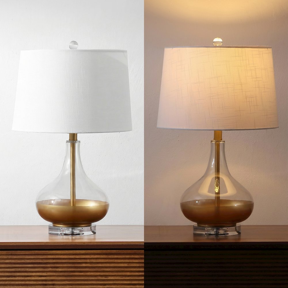 West Glass Led Table Lamp. Picture 9