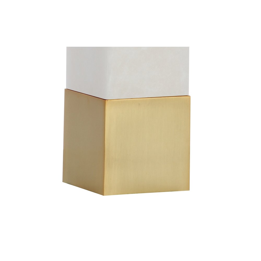 Jeffrey Metal/Marble Led Table Lamp. Picture 4