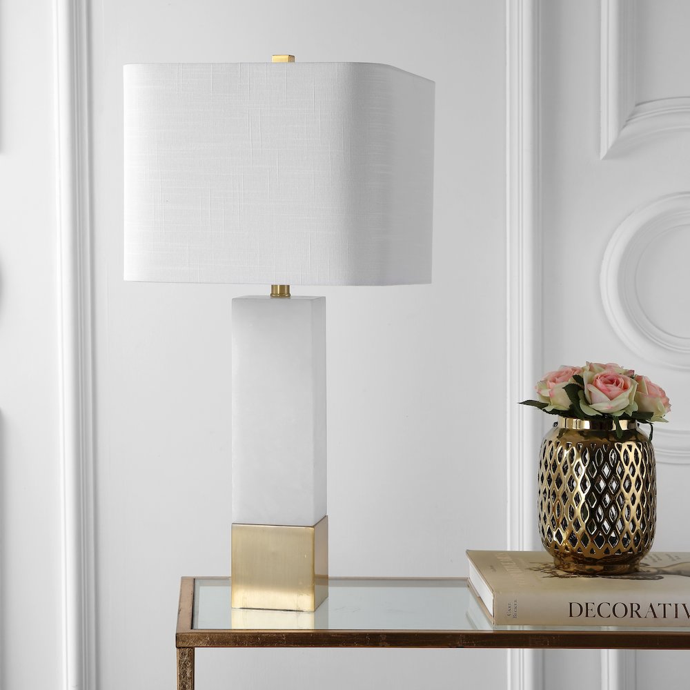 Jeffrey Metal/Marble Led Table Lamp. Picture 6