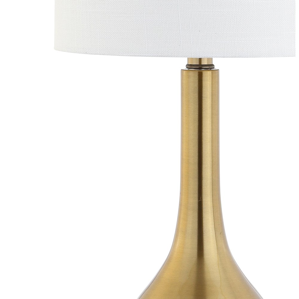 Dylan Metal/Crystal Teardrop Led Table Lamp. Picture 3