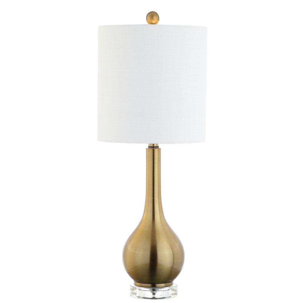 Dylan Metal/Crystal Teardrop Led Table Lamp. Picture 2