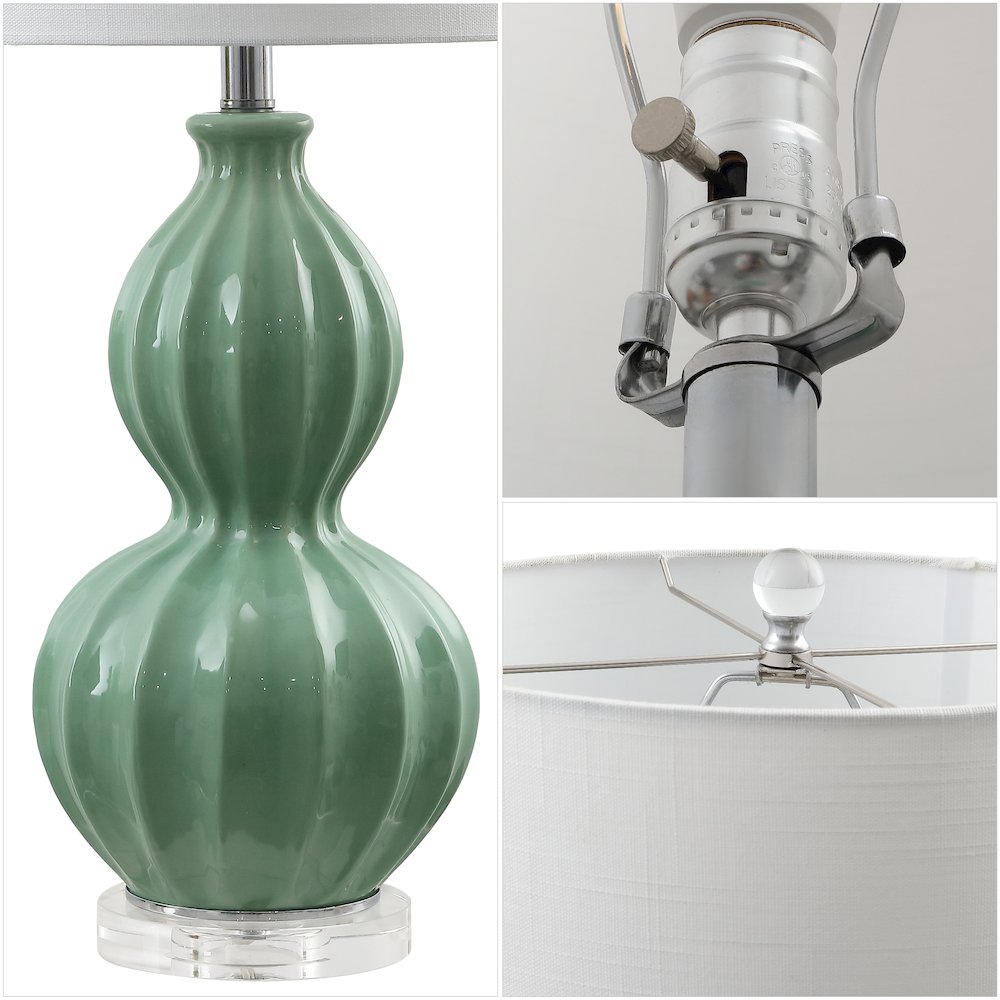 Faye Glass Led Table Lamp. Picture 7