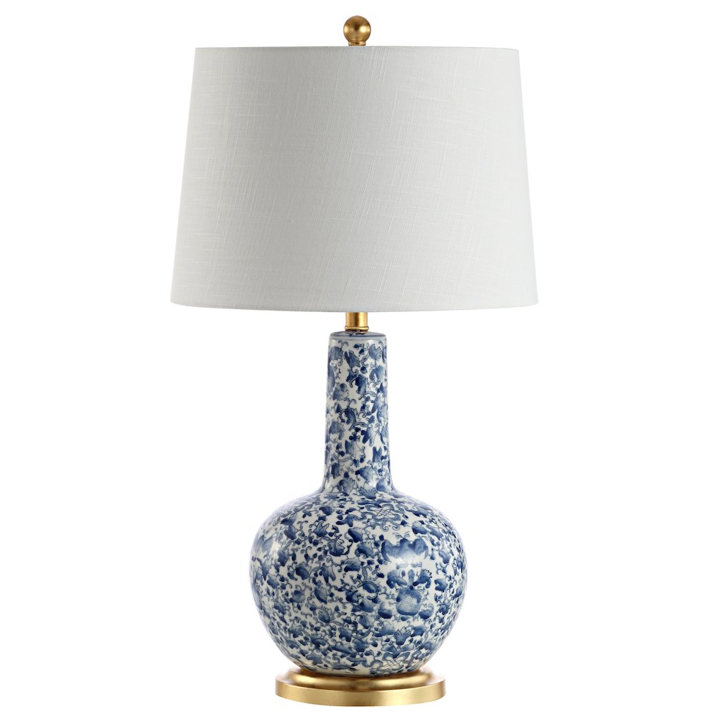 Chinois Ceramiciron Classic Cottage Led Table Lamp. Picture 2