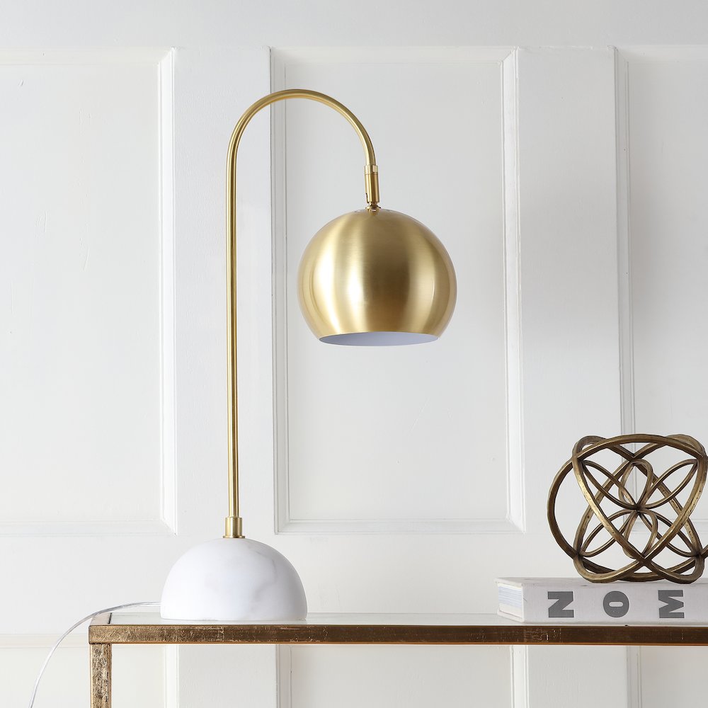 Stephen Metal/Marble Led Table Lamp. Picture 6