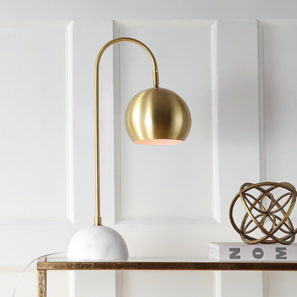 Stephen Metal/Marble Led Table Lamp. Picture 5