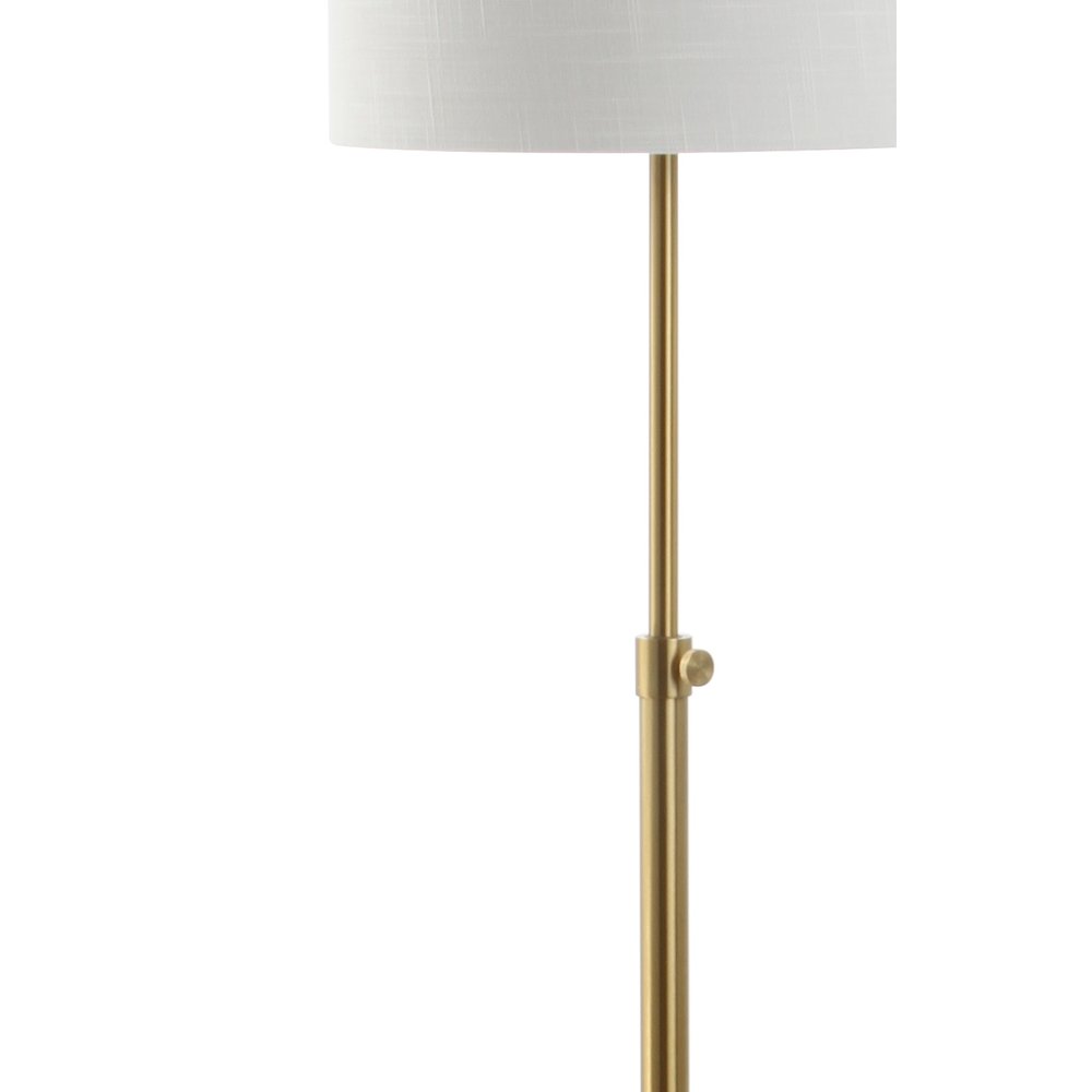 Crosby Adjustable Height Metal Led Floor Lamp. Picture 3